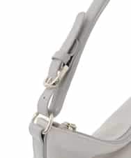 BPRLA91170 MK MICHEL KLEIN BAG(MK ミッシェルクラン バッグ) [2WAY/撥水]ナイロンレザーワンハンドルバッグ ライトグレー