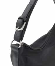 BPRLA91170 MK MICHEL KLEIN BAG(MK ミッシェルクラン バッグ) [2WAY/撥水]ナイロンレザーワンハンドルバッグ ライトグレー