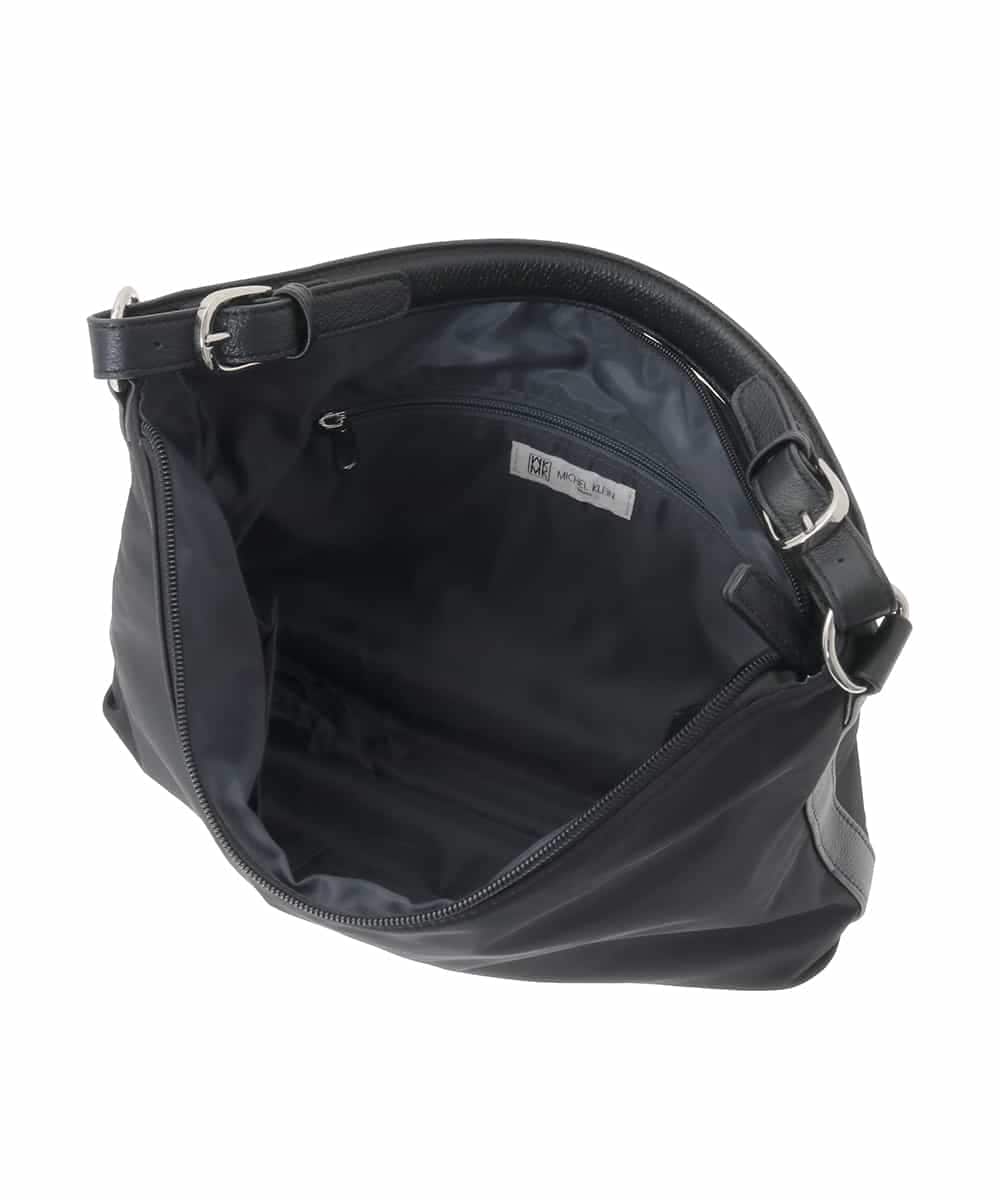 BPRLA91170 MK MICHEL KLEIN BAG(MK ミッシェルクラン バッグ) [2WAY/撥水]ナイロンレザーワンハンドルバッグ ライトグレー