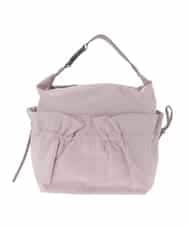 BPRLA92150 MK MICHEL KLEIN BAG(MK ミッシェルクラン バッグ) [A4収納可]ギャザーポケットナイロンバッグ ピンク