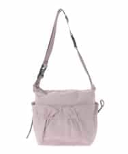 BPRLA92150 MK MICHEL KLEIN BAG(MK ミッシェルクラン バッグ) [A4収納可]ギャザーポケットナイロンバッグ ピンク