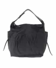 BPRLA92150 MK MICHEL KLEIN BAG(MK ミッシェルクラン バッグ) [A4収納可]ギャザーポケットナイロンバッグ ブラック