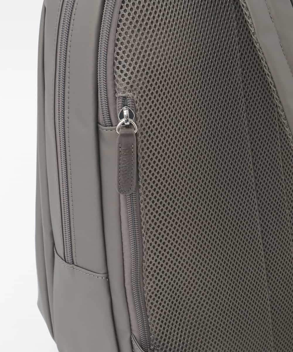 BPRLD96190 MK MICHEL KLEIN BAG(MK ミッシェルクラン バッグ) [撥水/A4収納可]多機能ポケットセンタータックデザインリュック ブラウン
