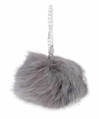 BPSAA81055 MK MICHEL KLEIN BAG FOXファーデザインチャーム