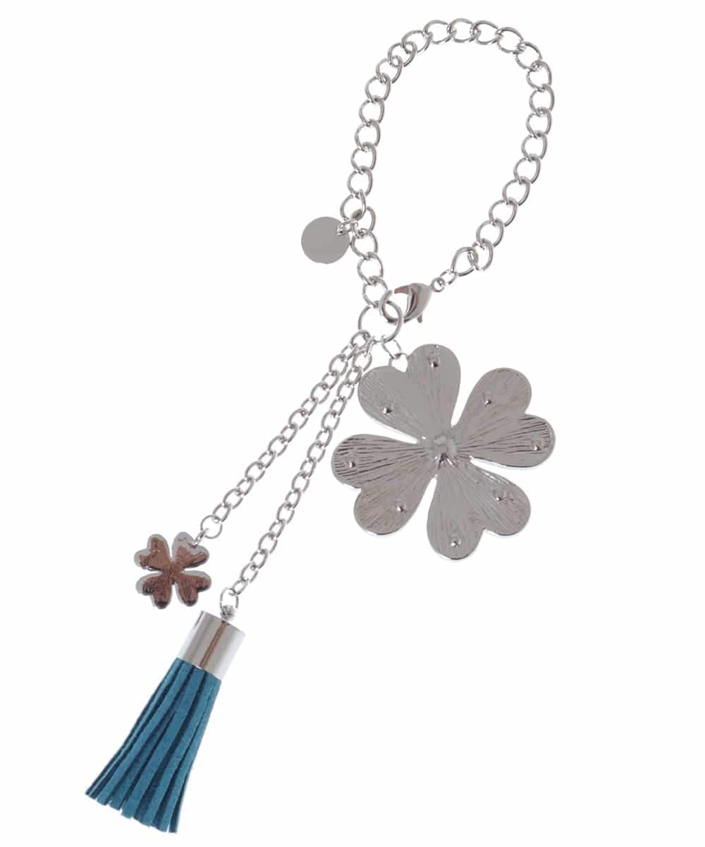 BPSAP11038 MK MICHEL KLEIN BAG(MK ミッシェルクラン バッグ) クローバーチャーム グリーン