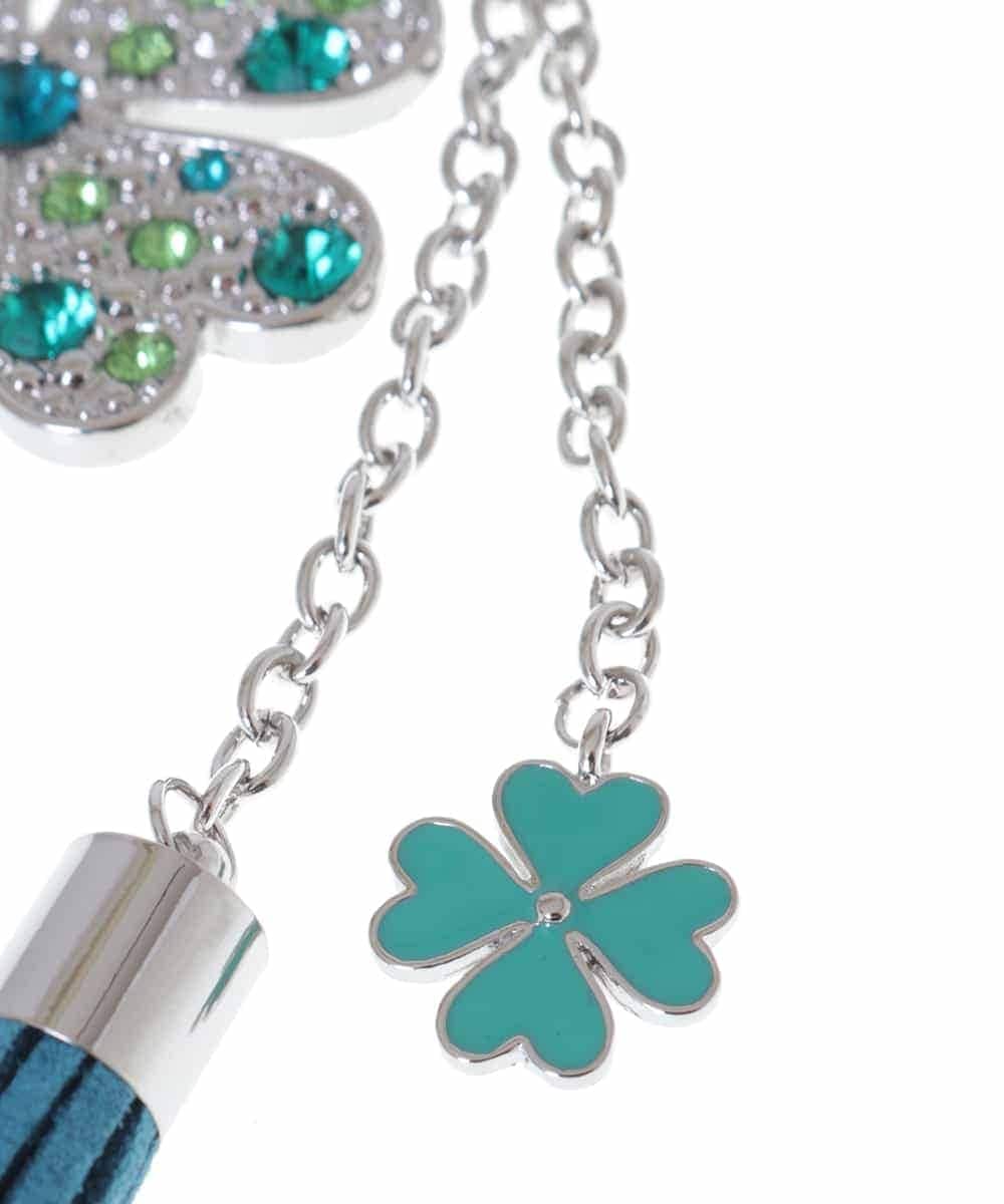 BPSAP11038 MK MICHEL KLEIN BAG(MK ミッシェルクラン バッグ) クローバーチャーム グリーン