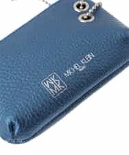 BPSES21050 MK MICHEL KLEIN BAG(MK ミッシェルクラン バッグ) カウレザーコンパクトポーチ シルバー