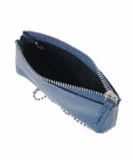 BPSES21050 MK MICHEL KLEIN BAG(MK ミッシェルクラン バッグ) カウレザーコンパクトポーチ シルバー