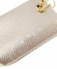 BPSES21050 MK MICHEL KLEIN BAG(MK ミッシェルクラン バッグ) カウレザーコンパクトポーチ シルバー