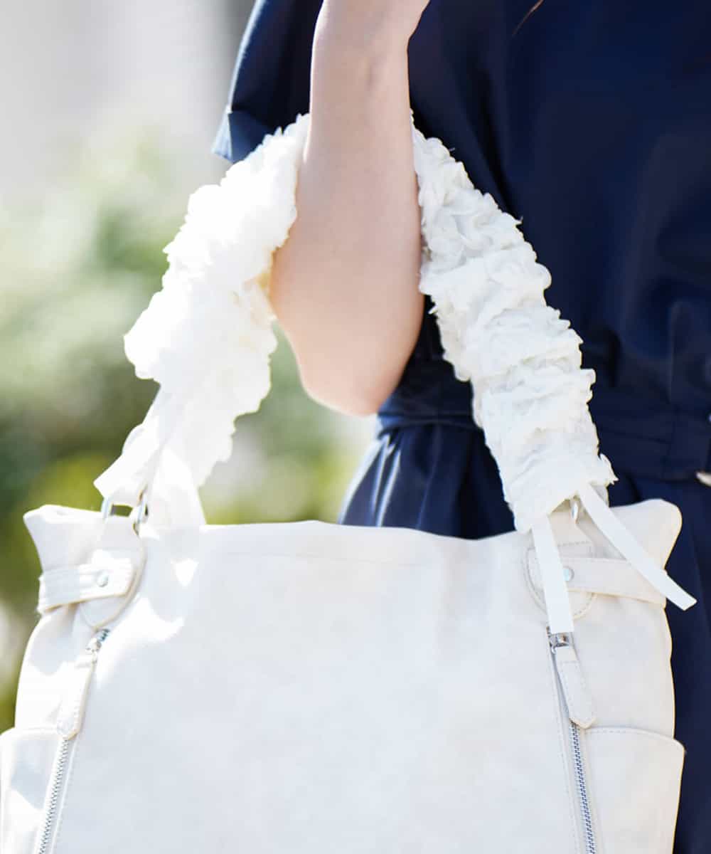 BPSGD31038 MK MICHEL KLEIN BAG(MK ミッシェルクラン バッグ) バッグハンドルカバー ホワイト
