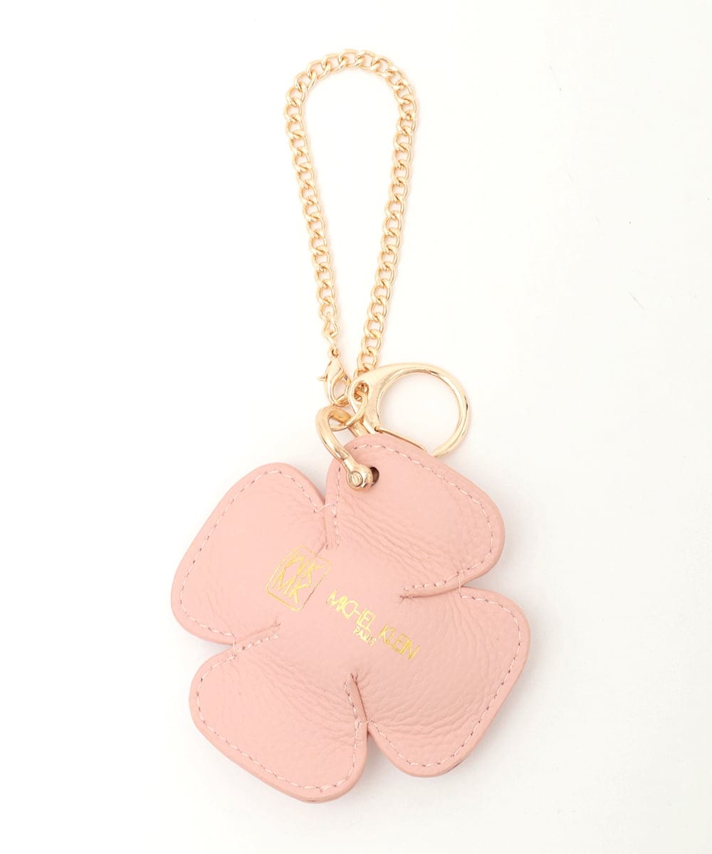 BPSGD41050 MK MICHEL KLEIN BAG(MK ミッシェルクラン バッグ) レザークローバーチャーム ピンク