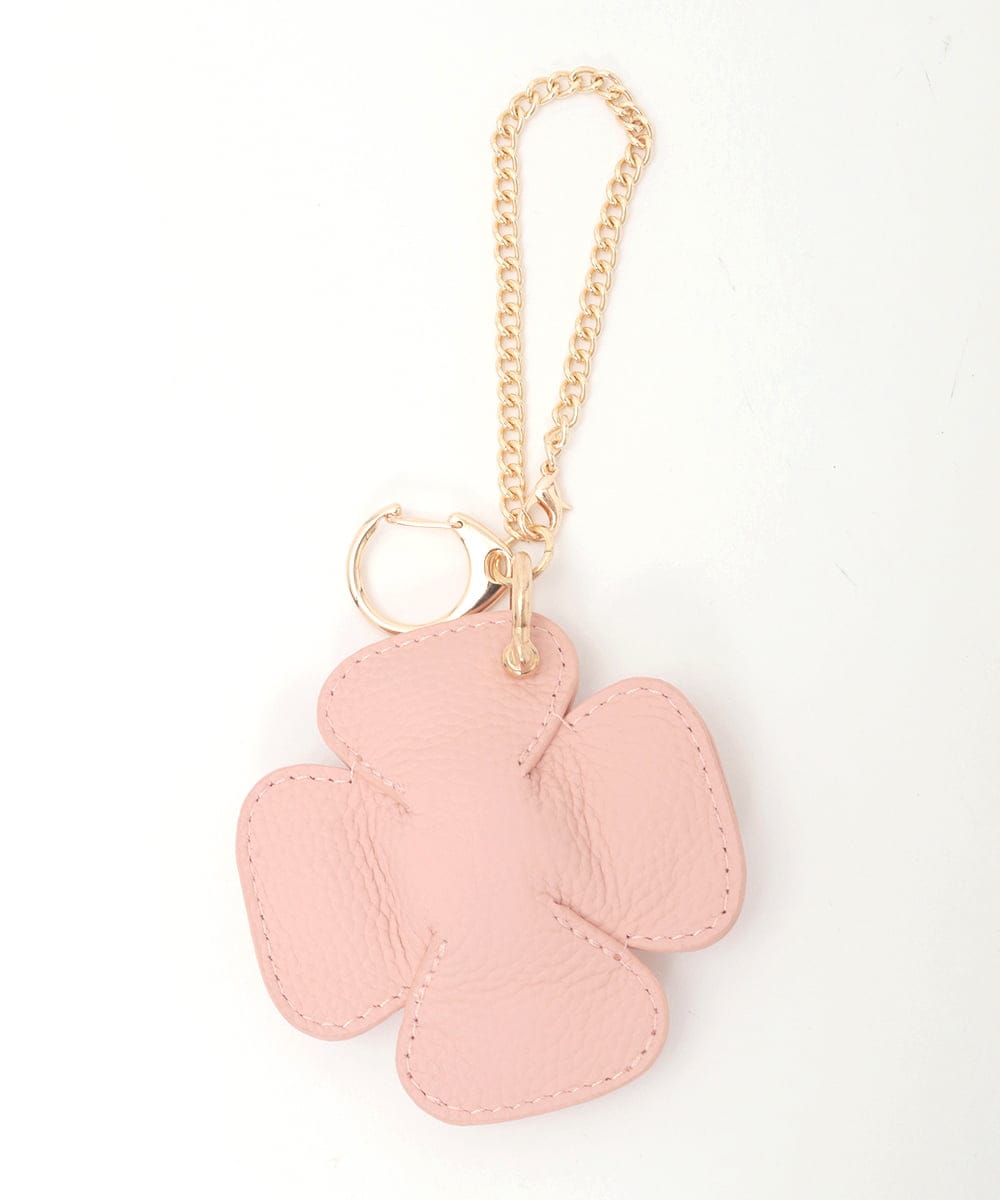 BPSGD41050 MK MICHEL KLEIN BAG(MK ミッシェルクラン バッグ) レザークローバーチャーム ピンク