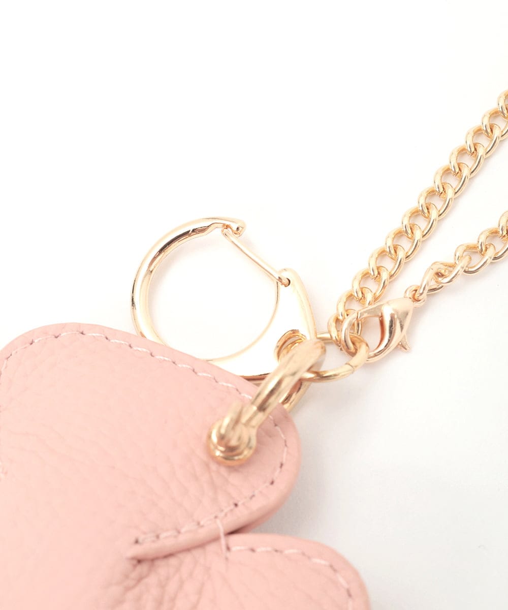 BPSGD41050 MK MICHEL KLEIN BAG(MK ミッシェルクラン バッグ) レザークローバーチャーム ピンク