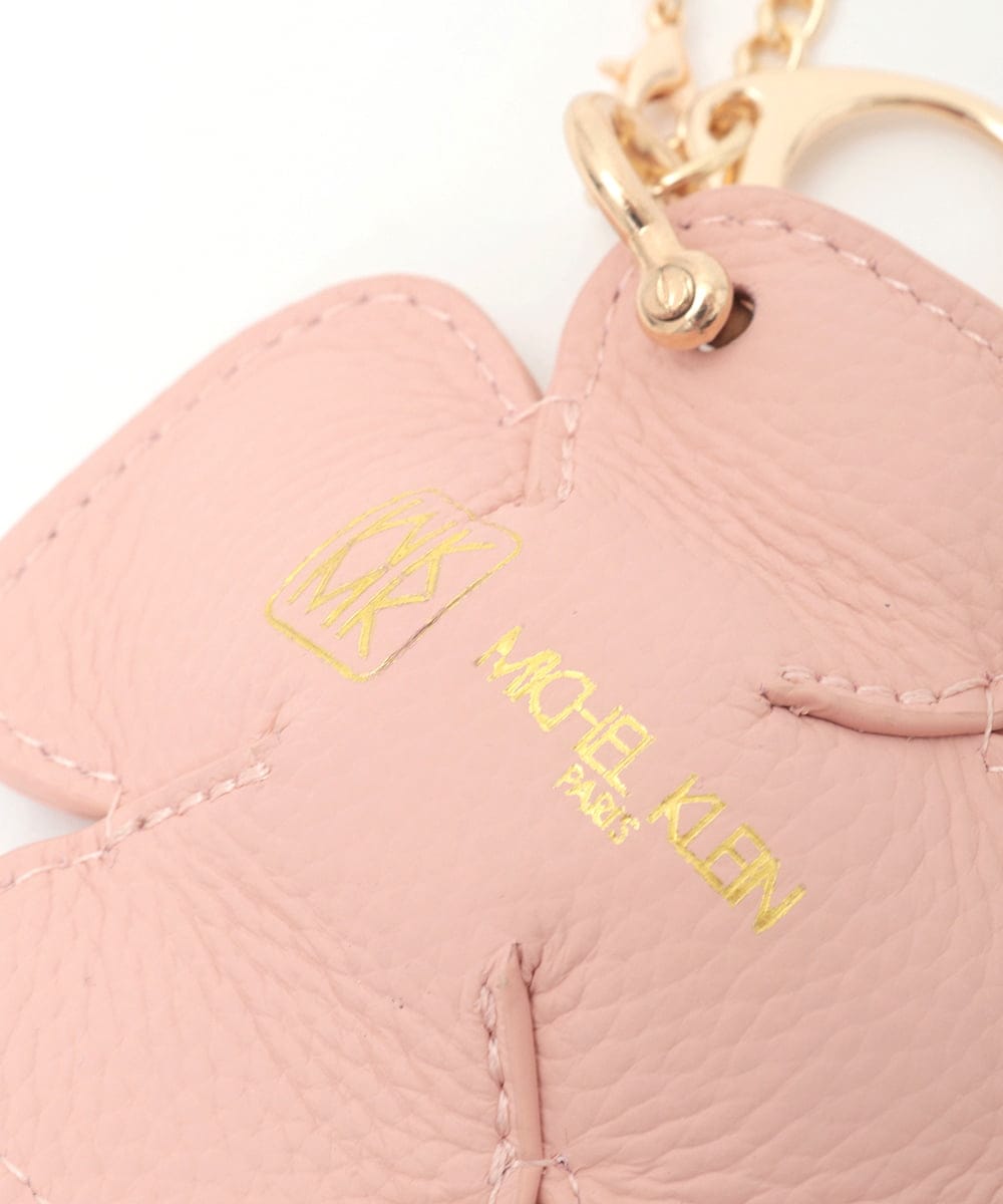 BPSGD41050 MK MICHEL KLEIN BAG(MK ミッシェルクラン バッグ) レザークローバーチャーム ピンク