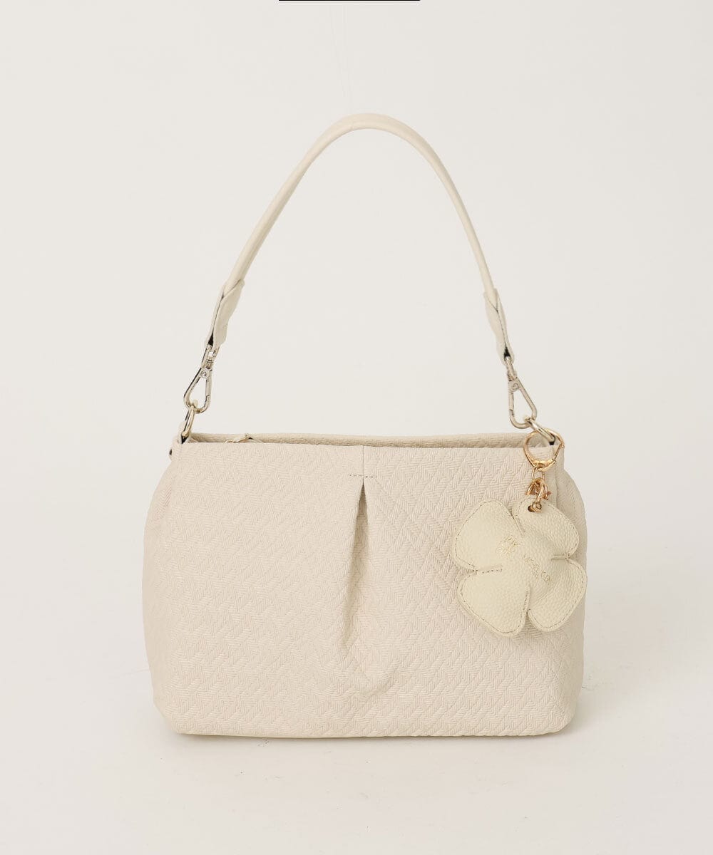 BPSGD41050 MK MICHEL KLEIN BAG(MK ミッシェルクラン バッグ) レザークローバーチャーム ピンク