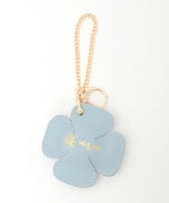 BPSGD41050 MK MICHEL KLEIN BAG(MK ミッシェルクラン バッグ) レザークローバーチャーム ライトブルー