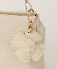 BPSGD41050 MK MICHEL KLEIN BAG(MK ミッシェルクラン バッグ) レザークローバーチャーム アイボリー