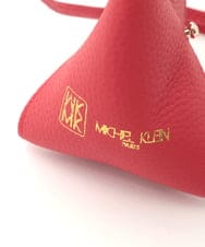 BPSGD42060 MK MICHEL KLEIN BAG(MK ミッシェルクラン バッグ) テトラハートレザーチャーム レッド