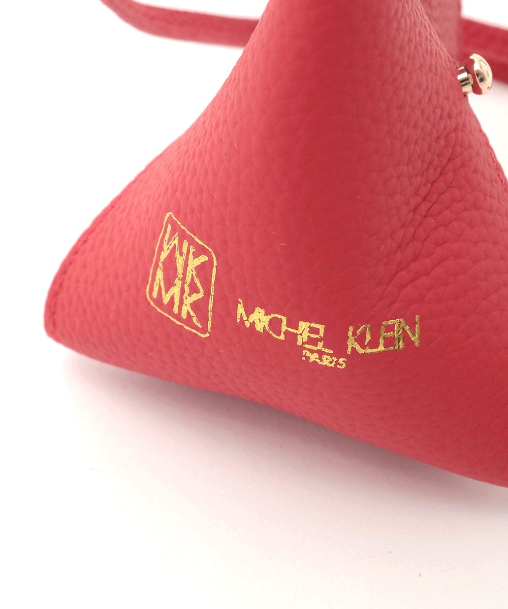 BPSGD42060 MK MICHEL KLEIN BAG(MK ミッシェルクラン バッグ) テトラハートレザーチャーム レッド