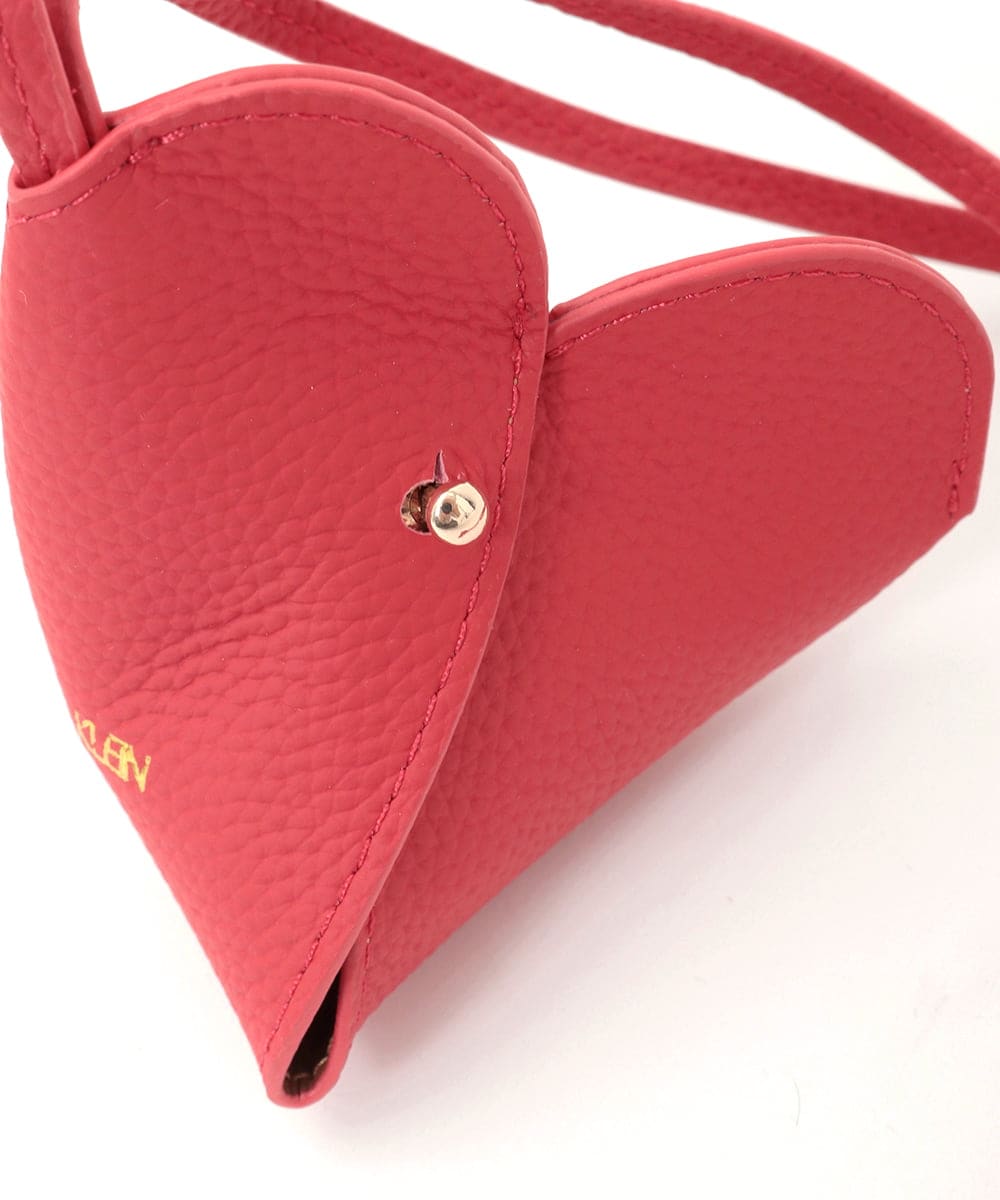 BPSGD42060 MK MICHEL KLEIN BAG(MK ミッシェルクラン バッグ) テトラハートレザーチャーム レッド