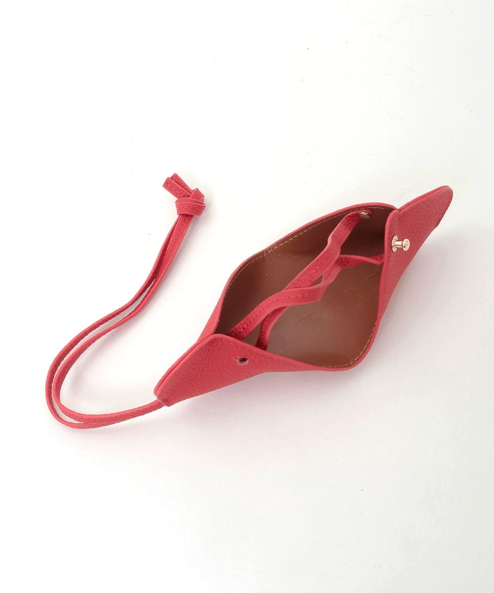 BPSGD42060 MK MICHEL KLEIN BAG(MK ミッシェルクラン バッグ) テトラハートレザーチャーム レッド