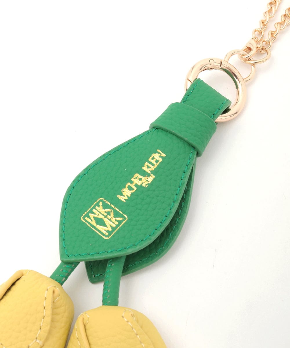 BPSGD44060 MK MICHEL KLEIN BAG(MK ミッシェルクラン バッグ) チューリップレザーチャーム イエロー
