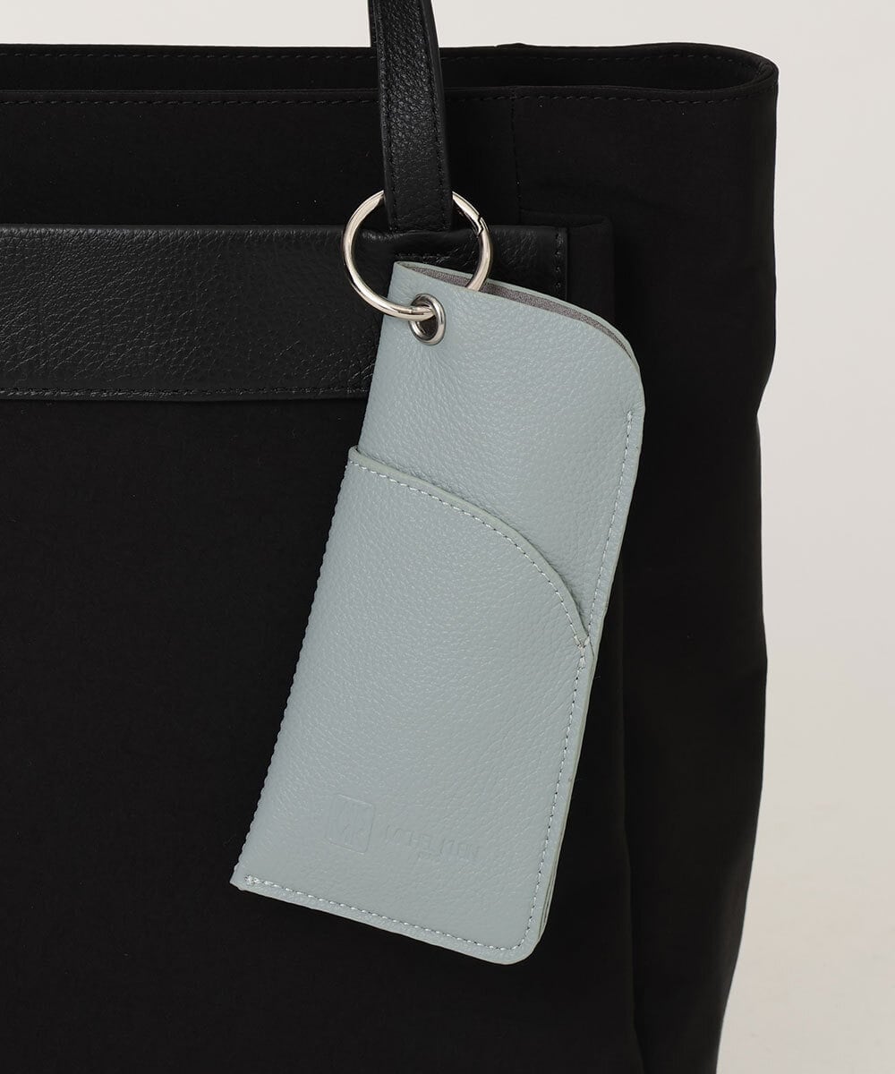 BPSGD44070 MK MICHEL KLEIN BAG(MK ミッシェルクラン バッグ) [首掛け可能]牛革グラスホルダー ライトブルー