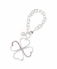 BPSGP32030 MK MICHEL KLEIN BAG(MK ミッシェルクラン バッグ) メタルクローバーチャーム ラベンダー