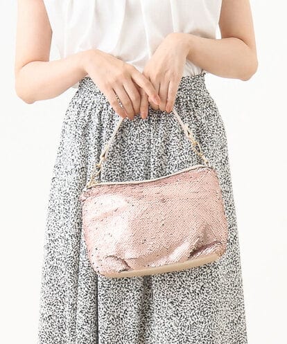 BPYAE02080 MK MICHEL KLEIN BAG [2WAY]スパンコールデザインバッグ