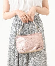BPYAE02080 MK MICHEL KLEIN BAG(MK ミッシェルクラン バッグ) [2WAY]スパンコールデザインバッグ シャンパンピンク