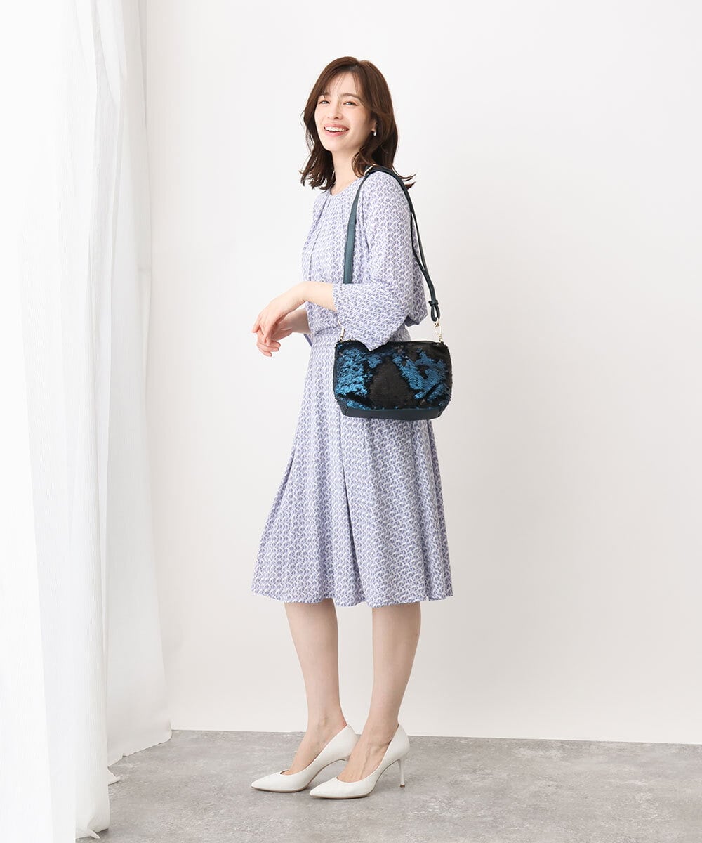 BPYAE02080 MK MICHEL KLEIN BAG(MK ミッシェルクラン バッグ) [2WAY]スパンコールデザインバッグ ブラック