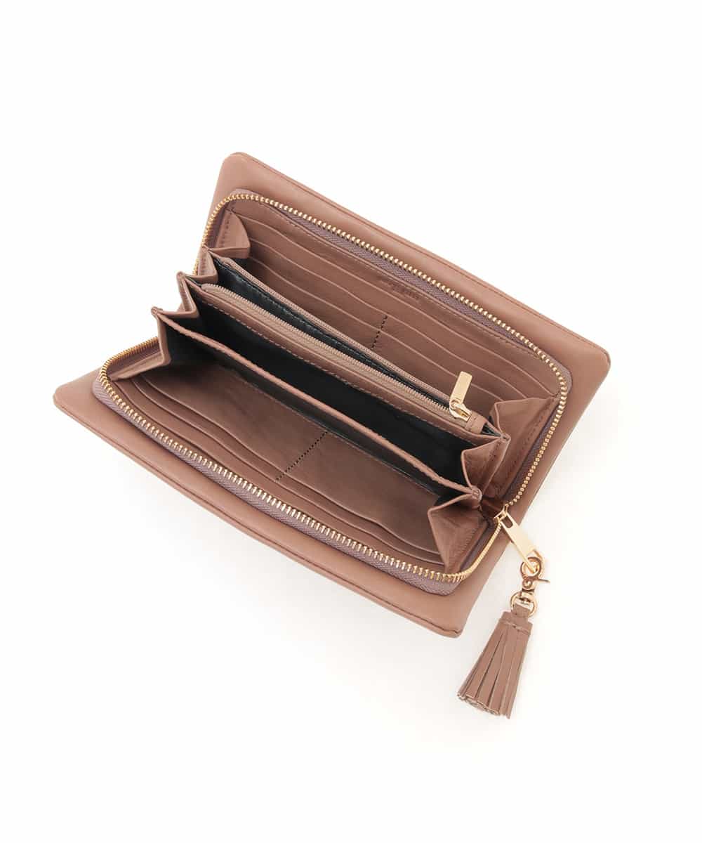 BPYAJ01148 MK MICHEL KLEIN BAG(MK ミッシェルクラン バッグ) リアルレザー長財布 イエロー
