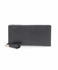BPYAJ01148 MK MICHEL KLEIN BAG(MK ミッシェルクラン バッグ) リアルレザー長財布 ブラック