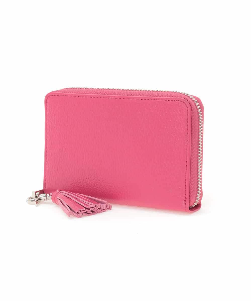 BPYAJ02140 MK MICHEL KLEIN BAG(MK ミッシェルクラン バッグ) リアルレザー二つ折り財布 ピンク