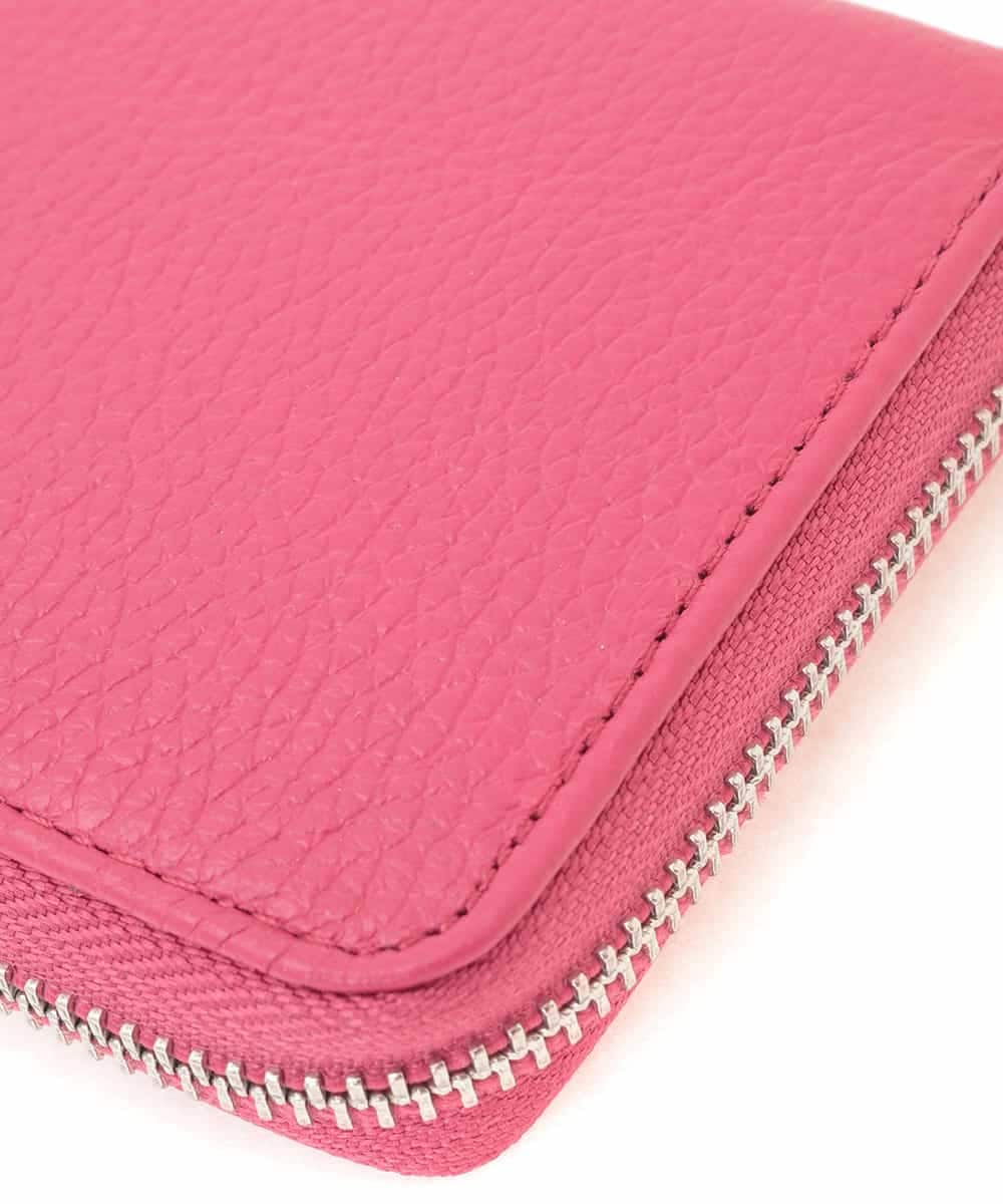 BPYAJ02140 MK MICHEL KLEIN BAG(MK ミッシェルクラン バッグ) リアルレザー二つ折り財布 ピンク