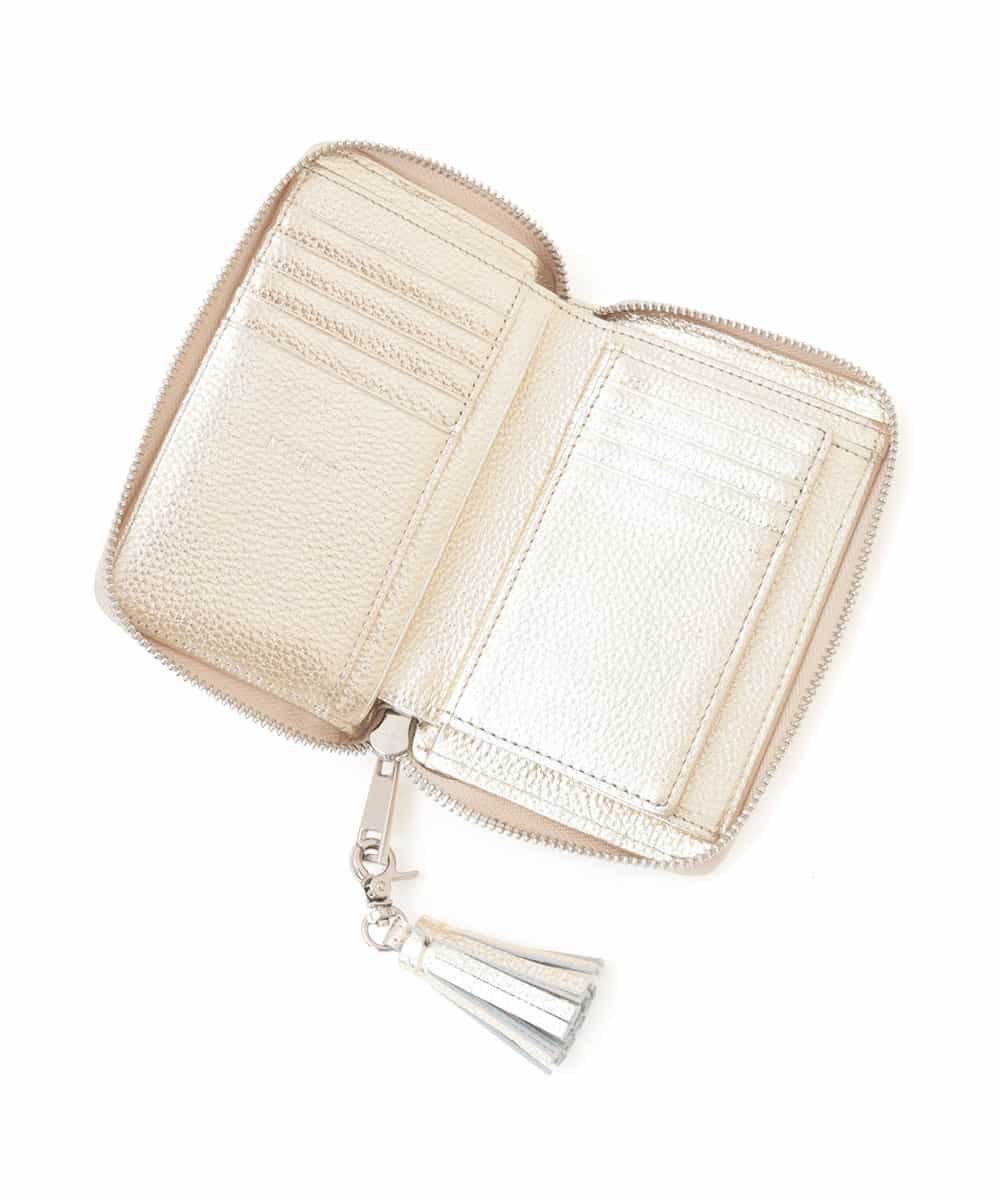 BPYAJ02140 MK MICHEL KLEIN BAG(MK ミッシェルクラン バッグ) リアルレザー二つ折り財布 ピンク