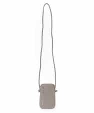 BPYAJ03148 MK MICHEL KLEIN BAG(MK ミッシェルクラン バッグ) リアルレザーショルダースマホポーチ グレー