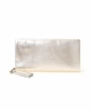 BPYAJ04148 MK MICHEL KLEIN BAG(MK ミッシェルクラン バッグ) リアルレザー長財布 ゴールド