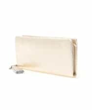 BPYAJ04148 MK MICHEL KLEIN BAG(MK ミッシェルクラン バッグ) リアルレザー長財布 ゴールド