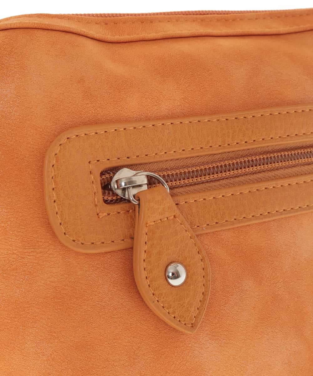 BPYAM01070 MK MICHEL KLEIN BAG(MK ミッシェルクラン バッグ) 【2WAY】パンチングレザーバッグ オレンジ