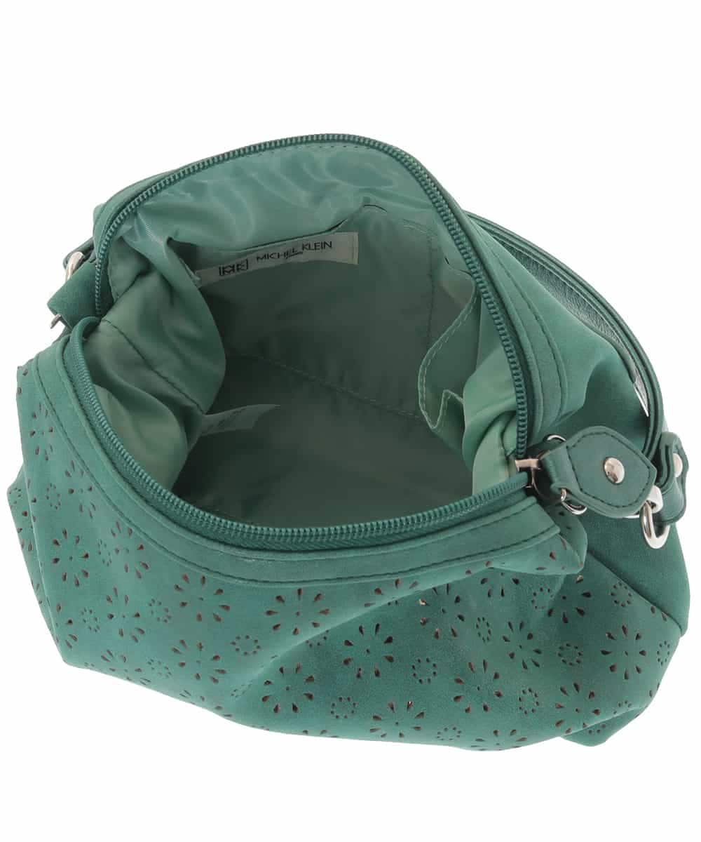 BPYAM01070 MK MICHEL KLEIN BAG(MK ミッシェルクラン バッグ) 【2WAY】パンチングレザーバッグ オレンジ