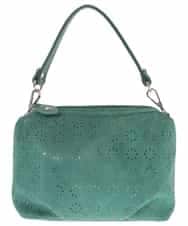 BPYAM01070 MK MICHEL KLEIN BAG(MK ミッシェルクラン バッグ) 【2WAY】パンチングレザーバッグ グリーン