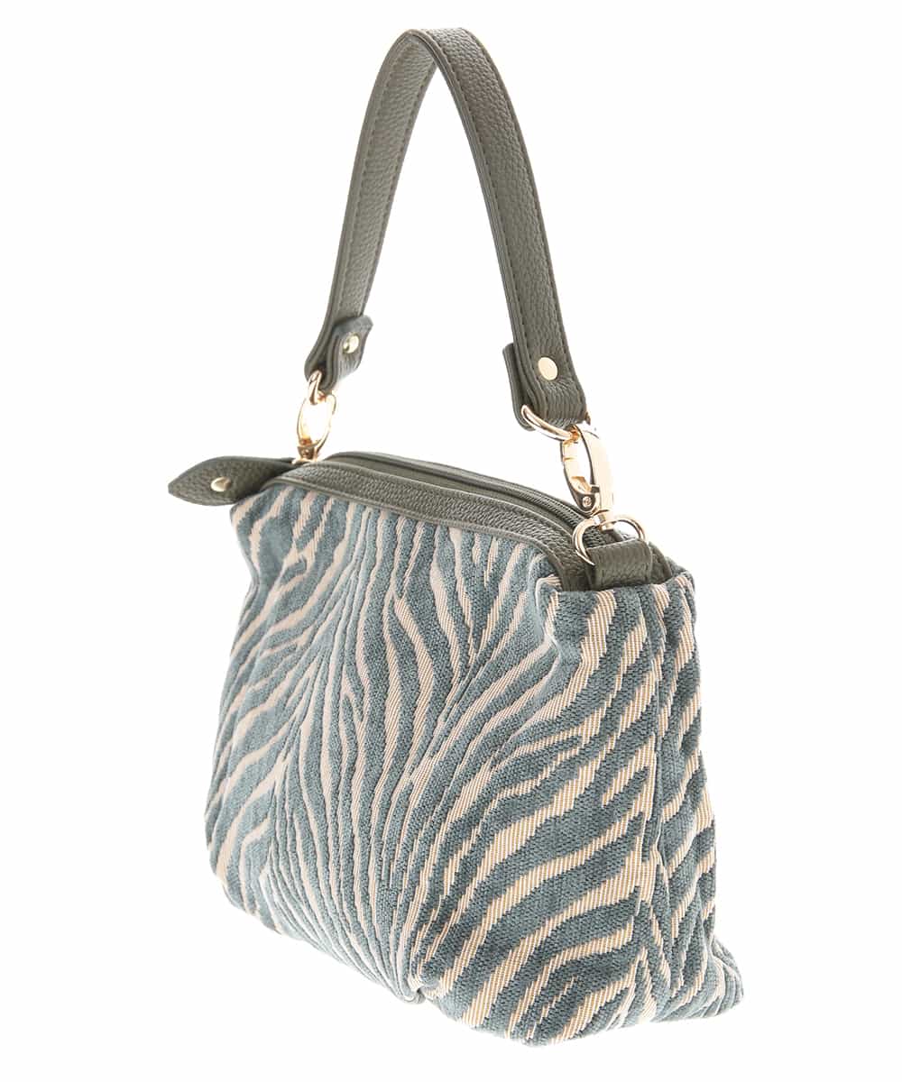 BPYAP01070 MK MICHEL KLEIN BAG(MK ミッシェルクラン バッグ) アニマルジャガードミニバッグ グリーン