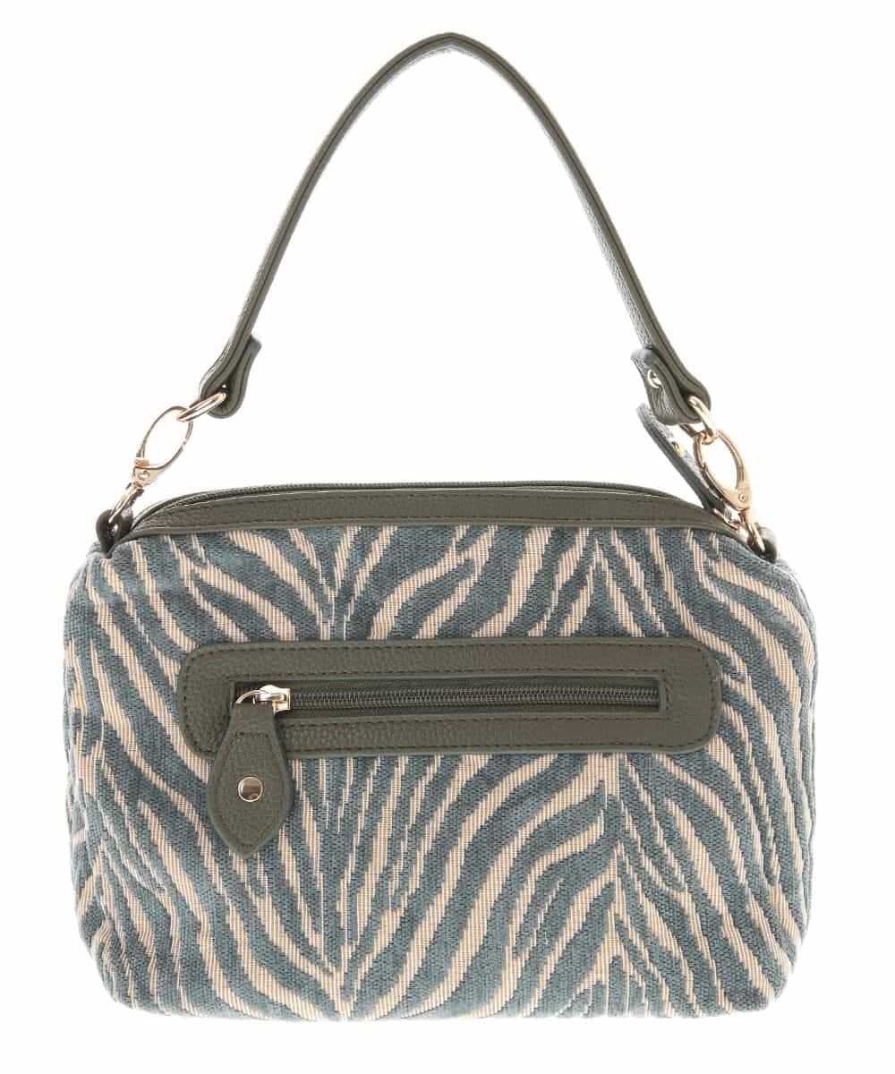 BPYAP01070 MK MICHEL KLEIN BAG(MK ミッシェルクラン バッグ) アニマルジャガードミニバッグ グリーン
