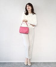 BPYAV01100 MK MICHEL KLEIN BAG(MK ミッシェルクラン バッグ) [2WAY]パンチングデザインミニショルダーバッグ イエロー