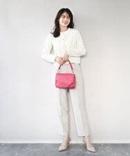 BPYAV01100 MK MICHEL KLEIN BAG(MK ミッシェルクラン バッグ) [2WAY]パンチングデザインミニショルダーバッグ イエロー