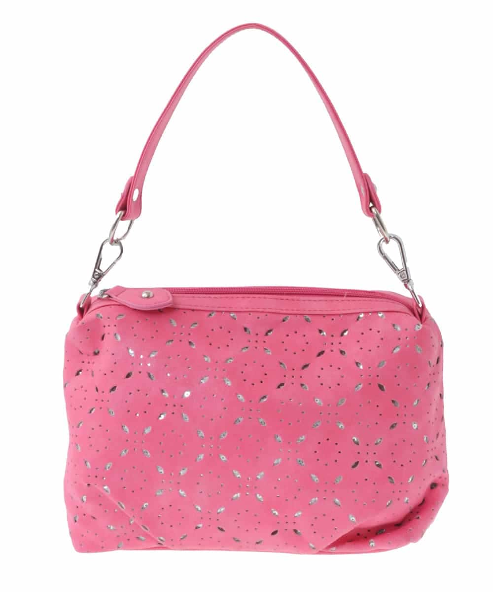 BPYAV01100 MK MICHEL KLEIN BAG(MK ミッシェルクラン バッグ) 【2WAY】パンチングデザインミニショルダーバッグ ピンク