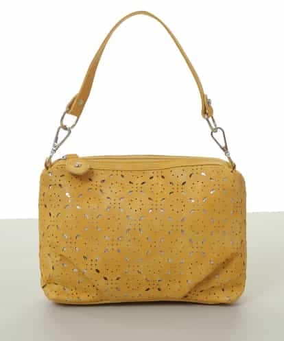 BPYAV01100 MK MICHEL KLEIN BAG 【2WAY】パンチングデザインミニショルダーバッグ