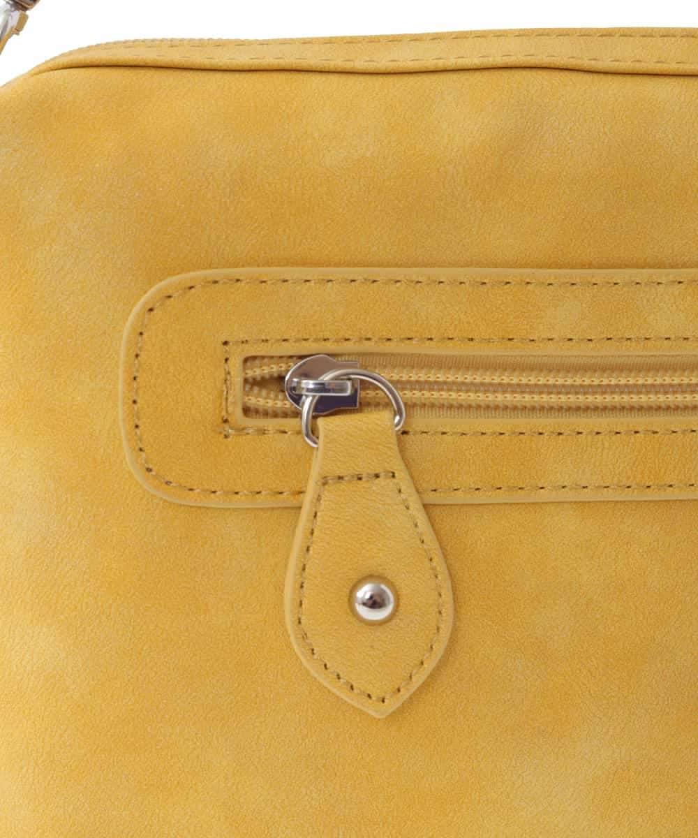 BPYAV01100 MK MICHEL KLEIN BAG(MK ミッシェルクラン バッグ) 【2WAY】パンチングデザインミニショルダーバッグ イエロー