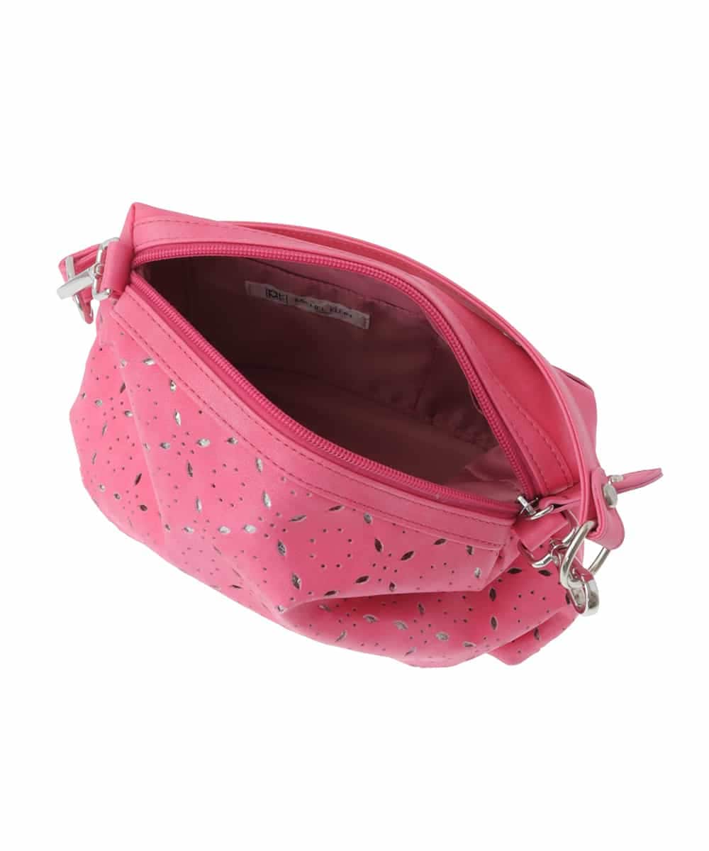 BPYAV01100 MK MICHEL KLEIN BAG(MK ミッシェルクラン バッグ) 【2WAY】パンチングデザインミニショルダーバッグ イエロー